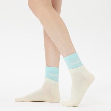  UNITED4 Kadın Mavi/Beyaz 2'li Çorap