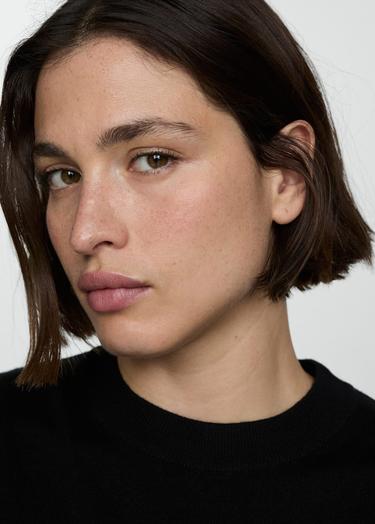  Mango Kadın Askılı Örgü Bluz Siyah