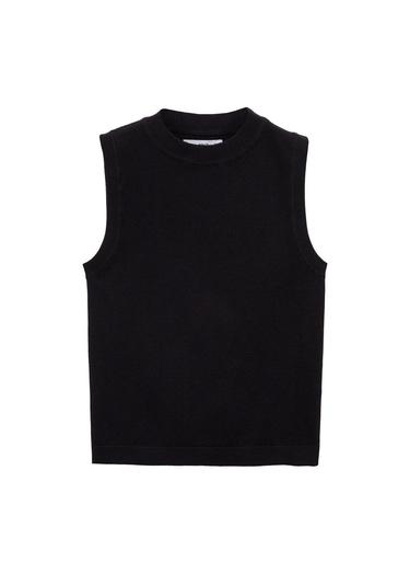  Mango Kadın Askılı Örgü Bluz Siyah