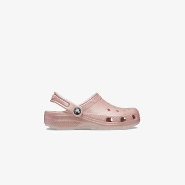  Crocs Classic Glitter K Çocuk Pembe Terlik