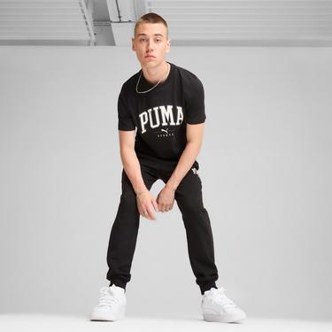  Puma Squad Erkek Siyah Günlük T-Shirt