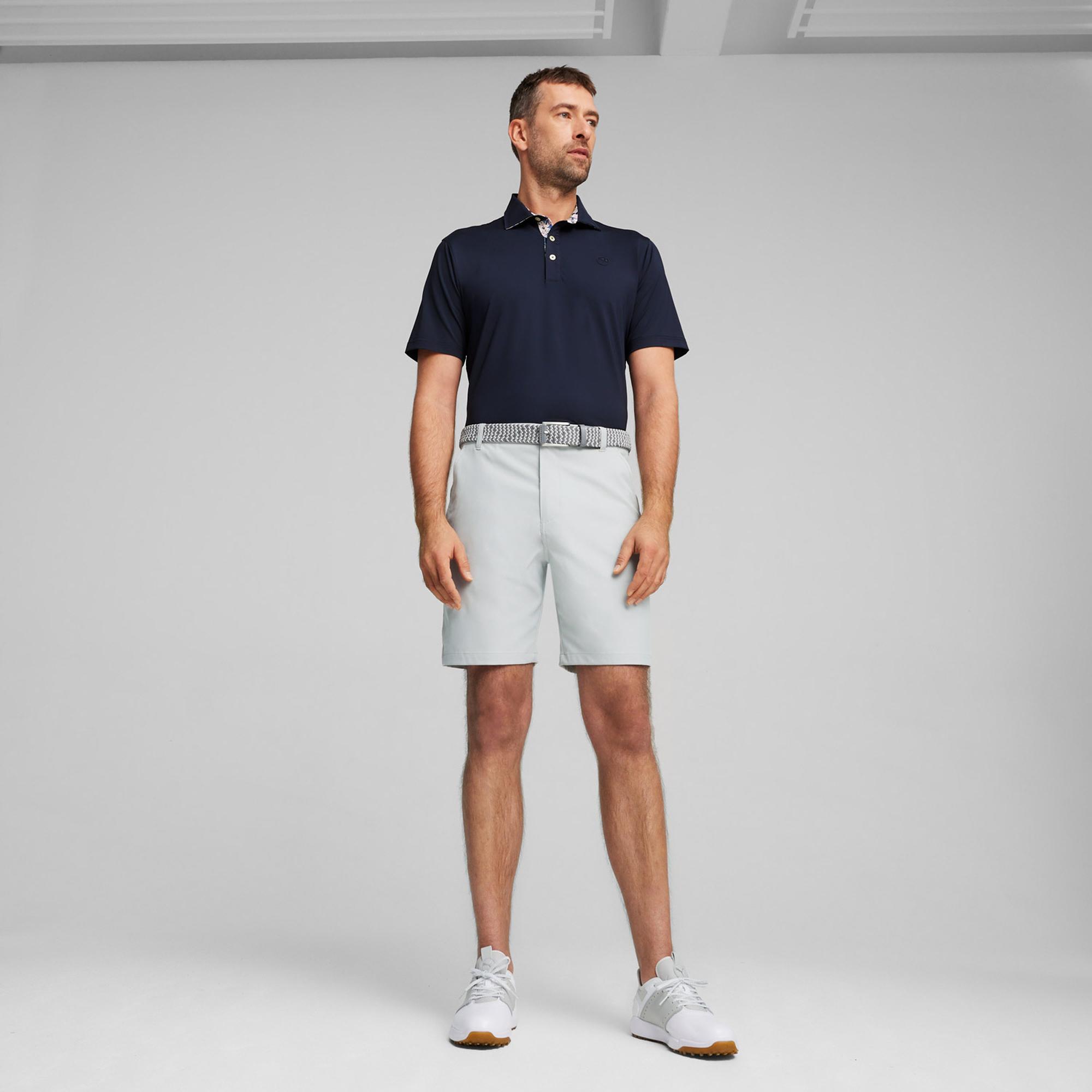 Puma X Arnold Palmer Floral Erkek Lacivert Golf Polo T-Shirt