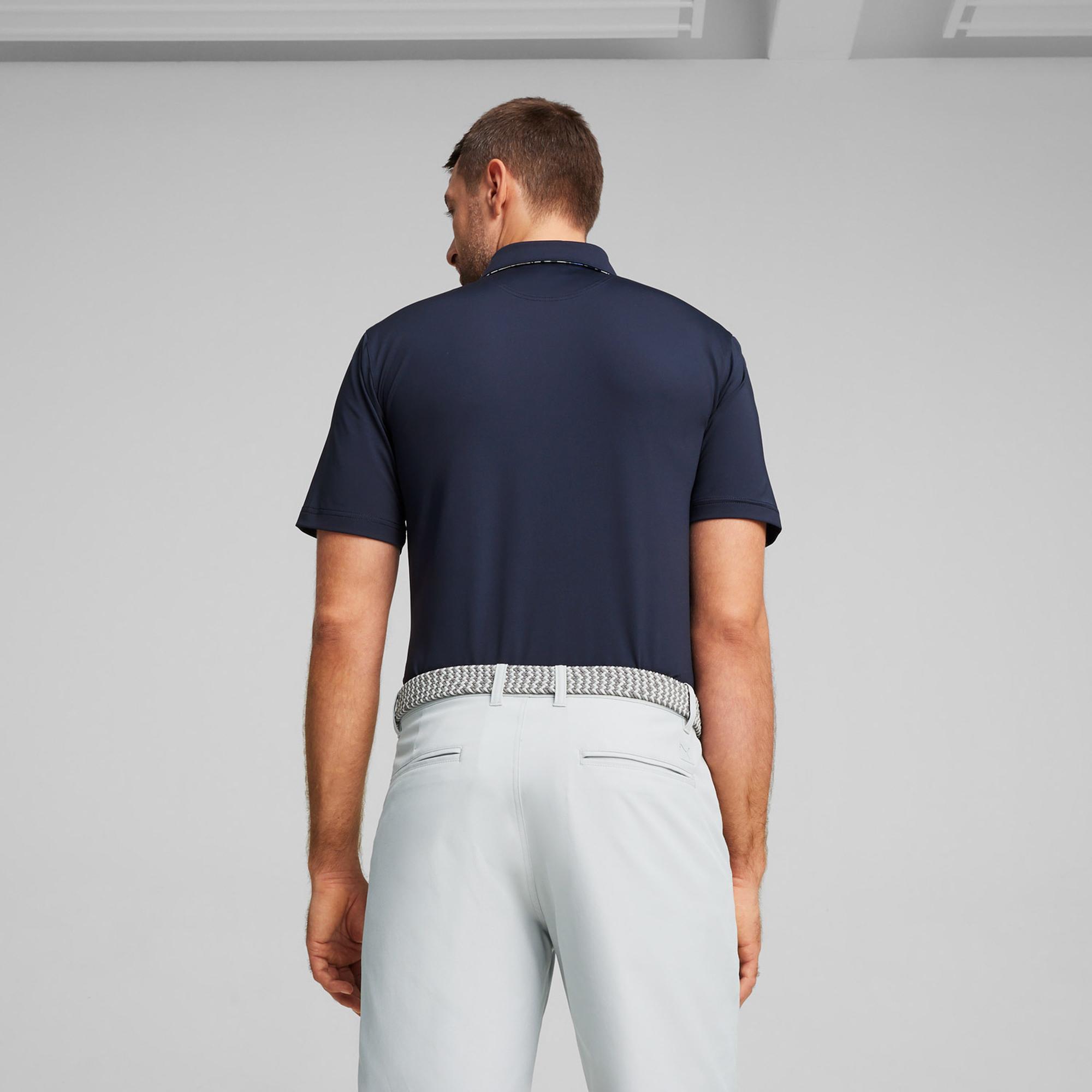 Puma X Arnold Palmer Floral Erkek Lacivert Golf Polo T-Shirt