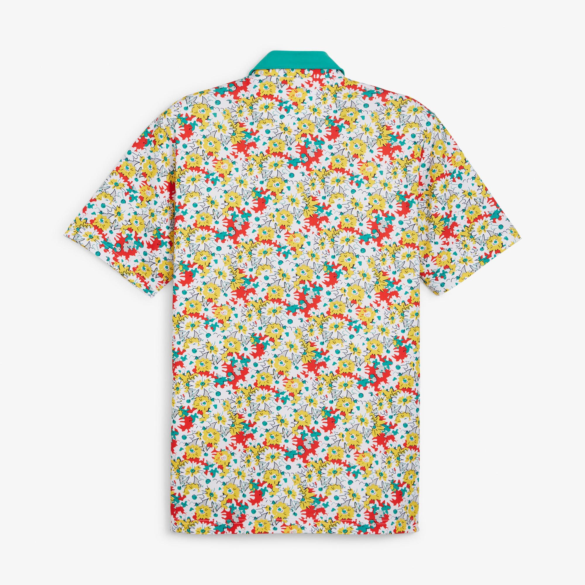 Puma X Arnold Palmer Floral Tech Erkek Renkli Golf Polo T-Shirt