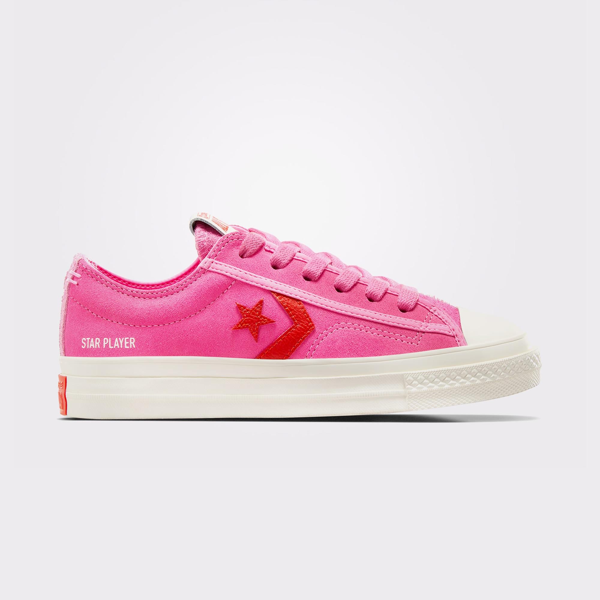 Converse Star Player 76 Unisex Pembe Süet Sneaker