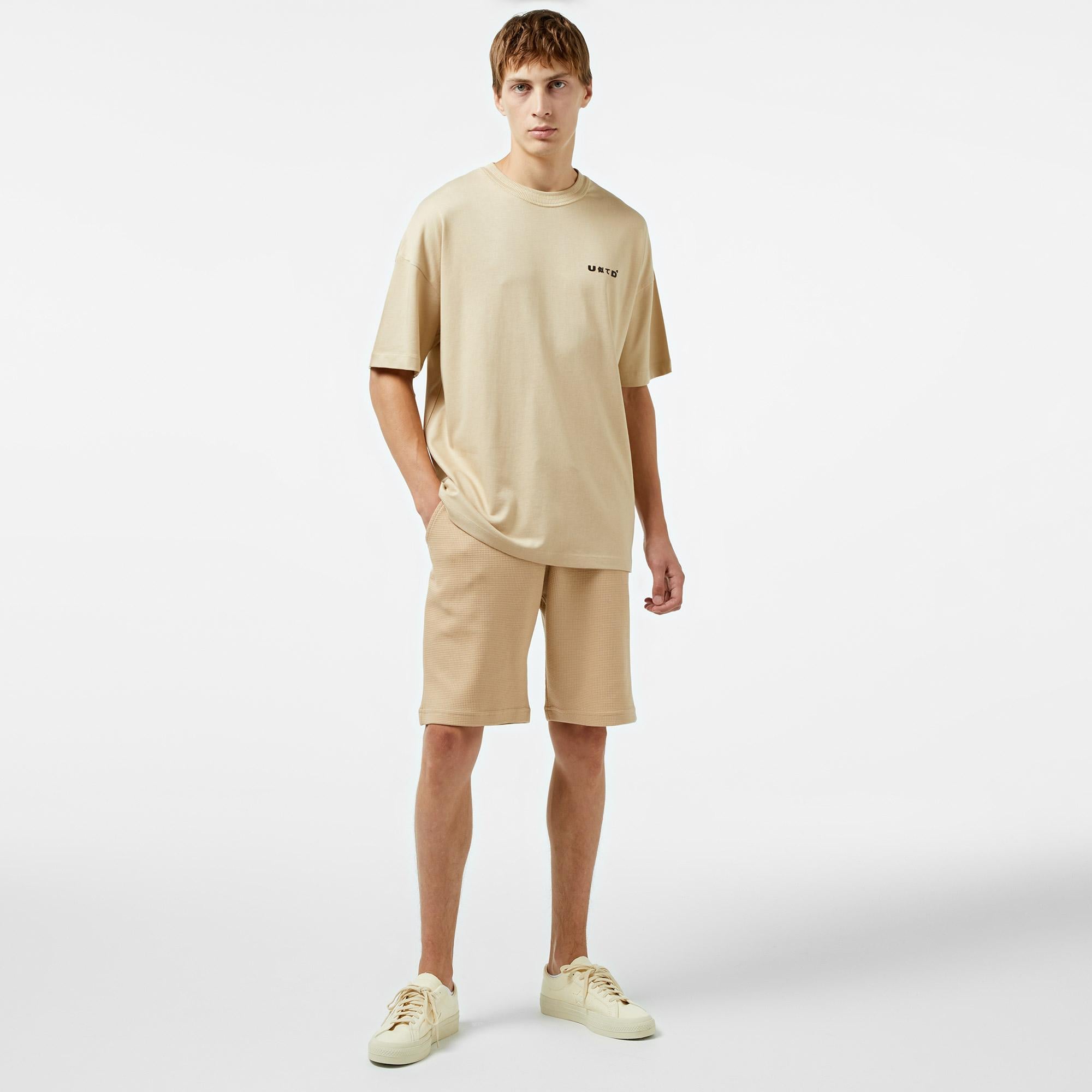 UNITED4 Classic Erkek Krem Şort