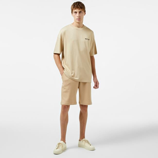  UNITED4 Classic Erkek Krem Şort