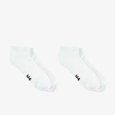  UNITED4 Classic Unisex Beyaz 2'li Çorap