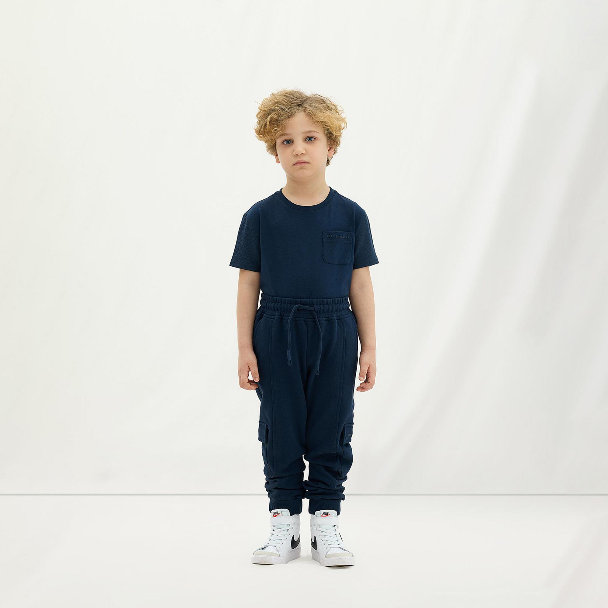 Les Benjamins 402 Çocuk Lacivert Eşofman Altı