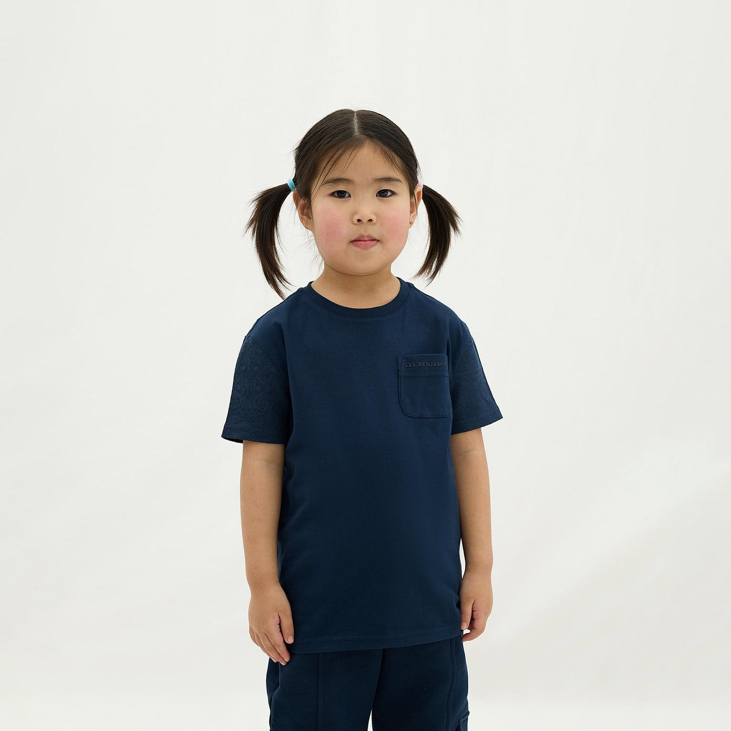  Les Benjamins 402 Çocuk Lacivert T-Shirt