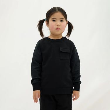  Les Benjamins 401 Çocuk Siyah Sweatshirt