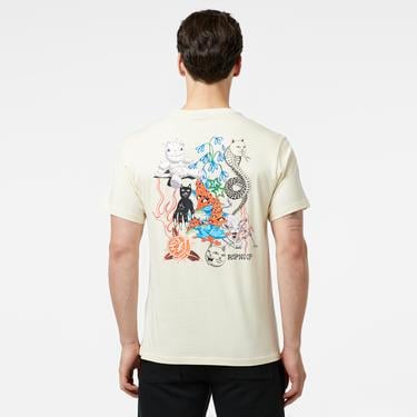  Ripndip Travis Erkek Krem T-Shirt