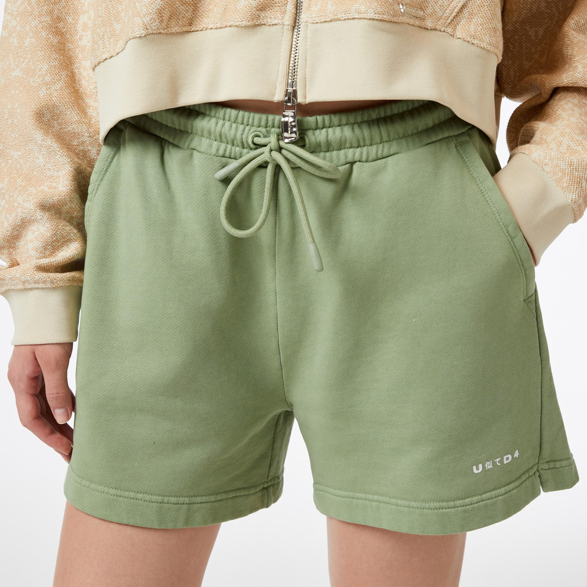UNITED4 Classic Kadın Haki Şort
