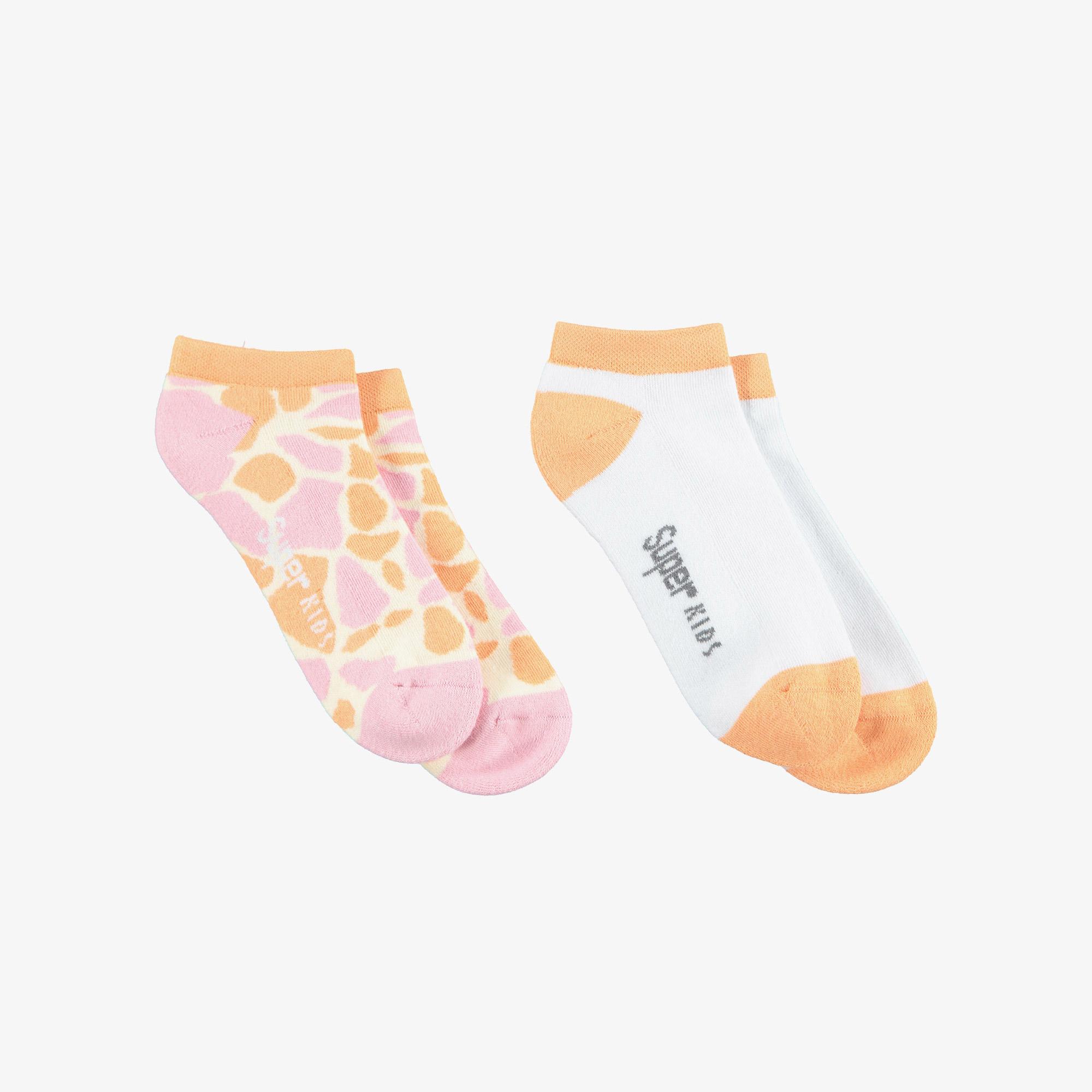 UNITED4 Tenis Towel Çocuk Pembe/Beyaz 2'li Çorap