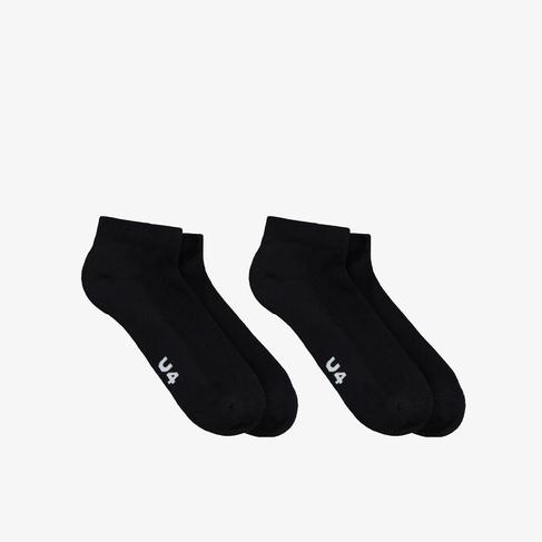  UNITED4 Unisex Siyah 2li Çorap