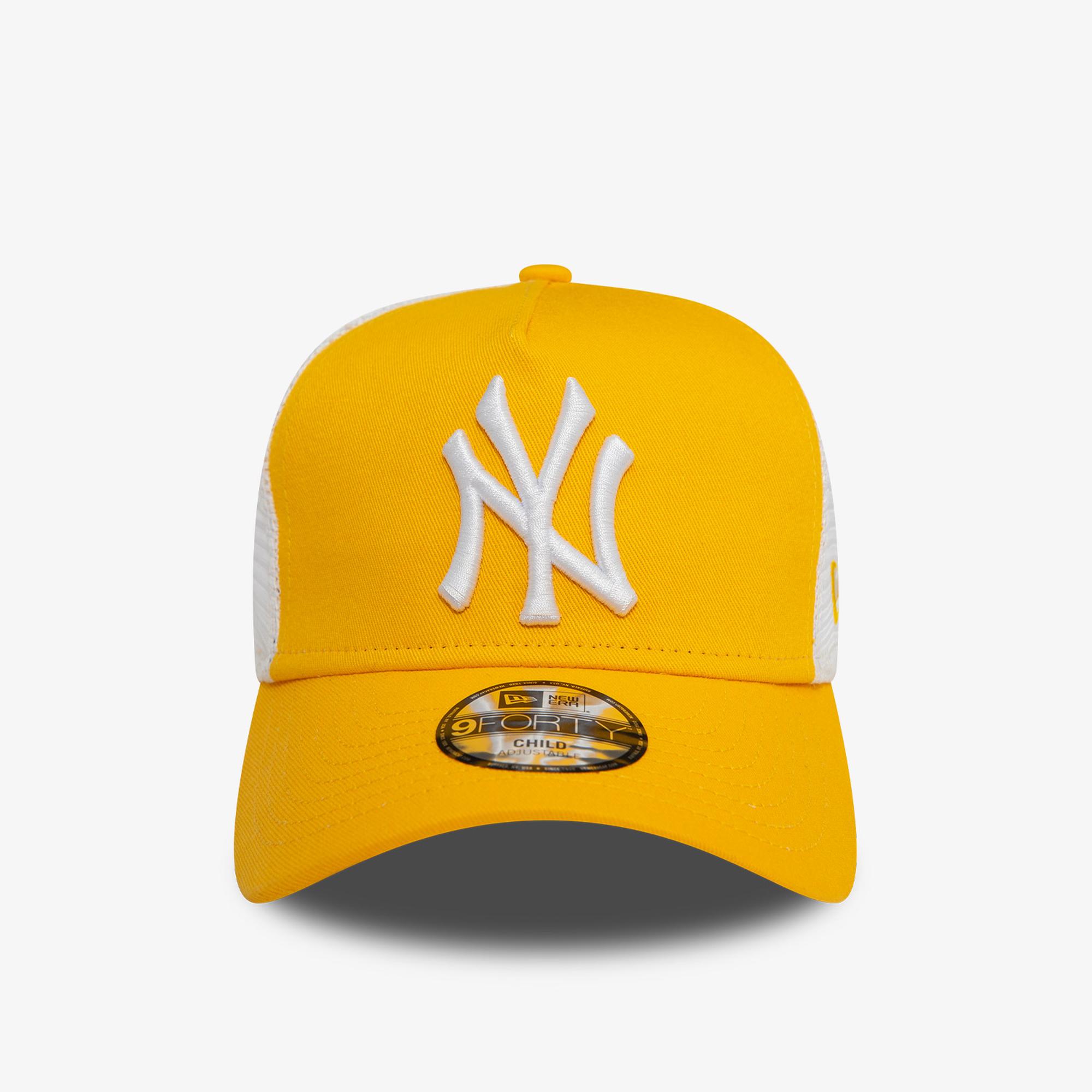 New Era New York Yankees Team Outline 9FORTY Çocuk Sarı Şapka