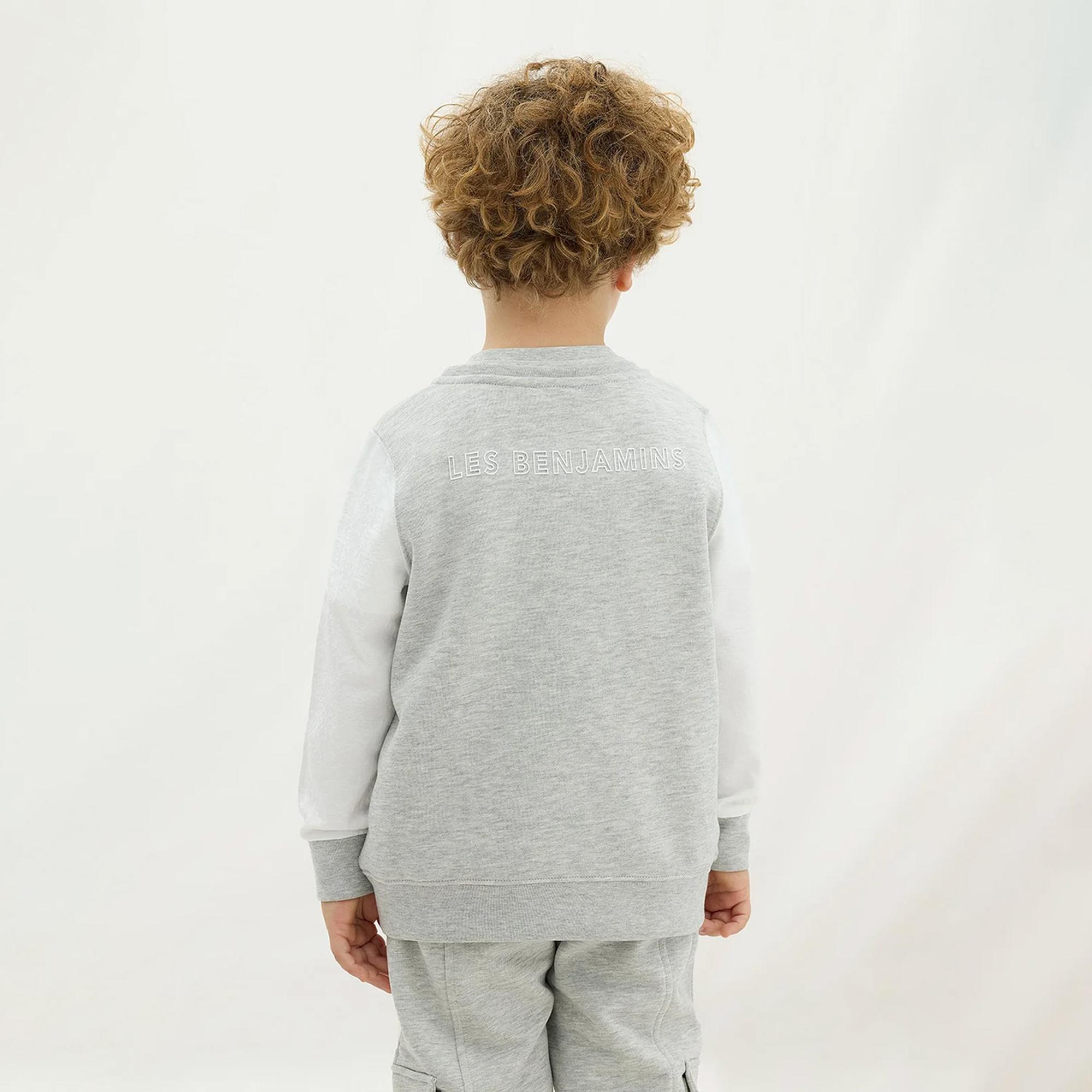Les Benjamins 403 Çocuk Gri Sweatshirt