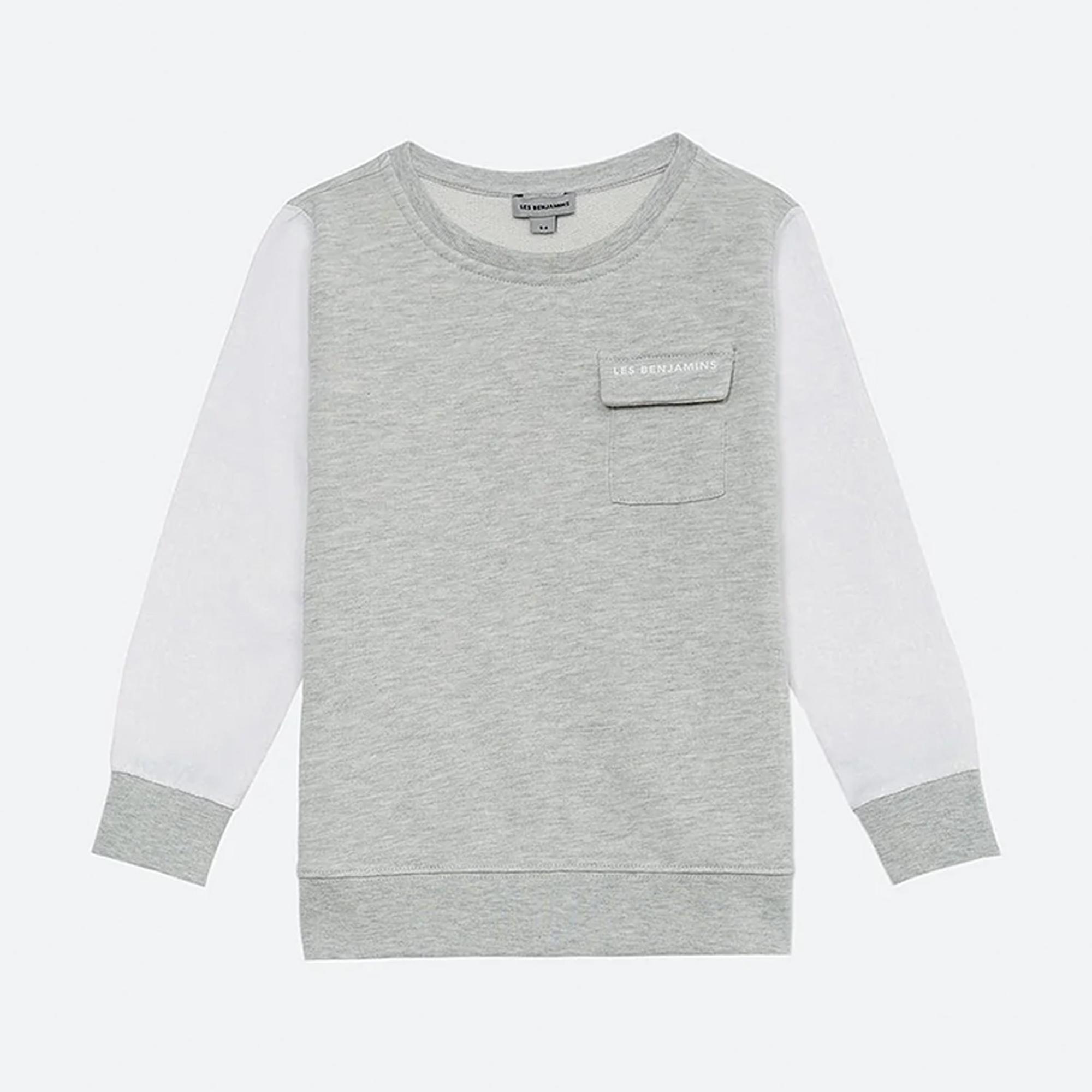 Les Benjamins 403 Çocuk Gri Sweatshirt