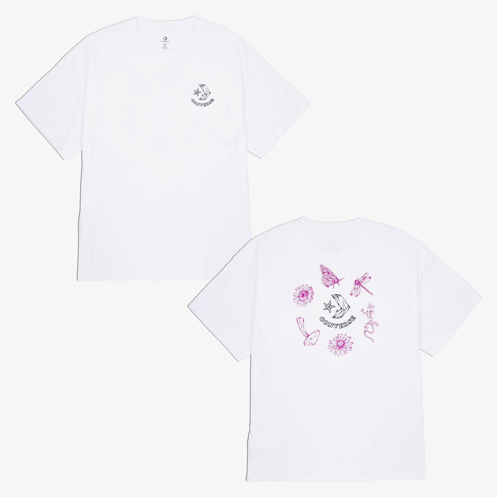 Converse  Erkek Beyaz T-Shirt