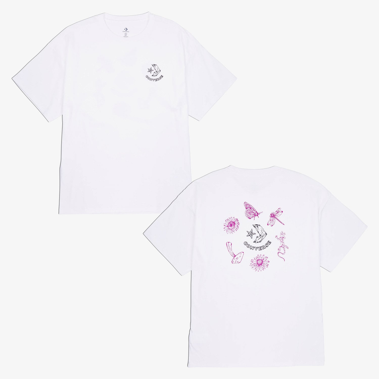  Converse  Erkek Beyaz T-Shirt