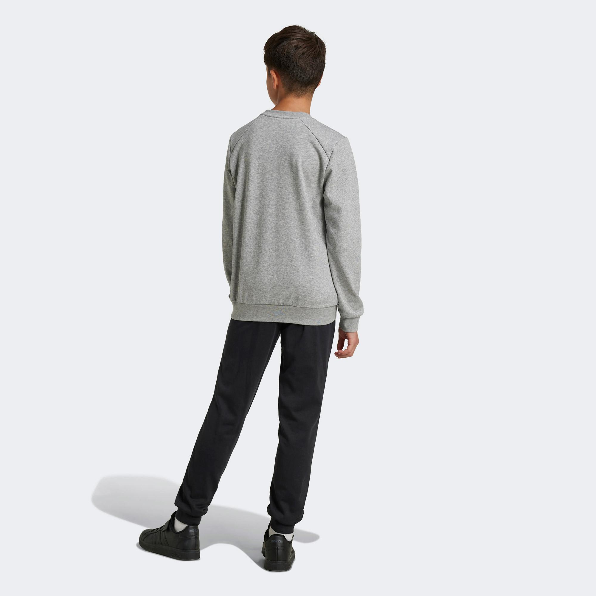 adidas Essentials Big Logo French Terry  Çocuk Gri Eşofman Takımı