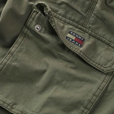  Tommy Jeans Claire Utility Blocking Kadın Yeşil Pantolon