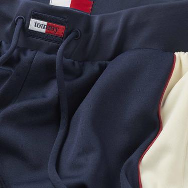  Tommy Jeans Colourblock Erkek Mavi Eşofman Alti