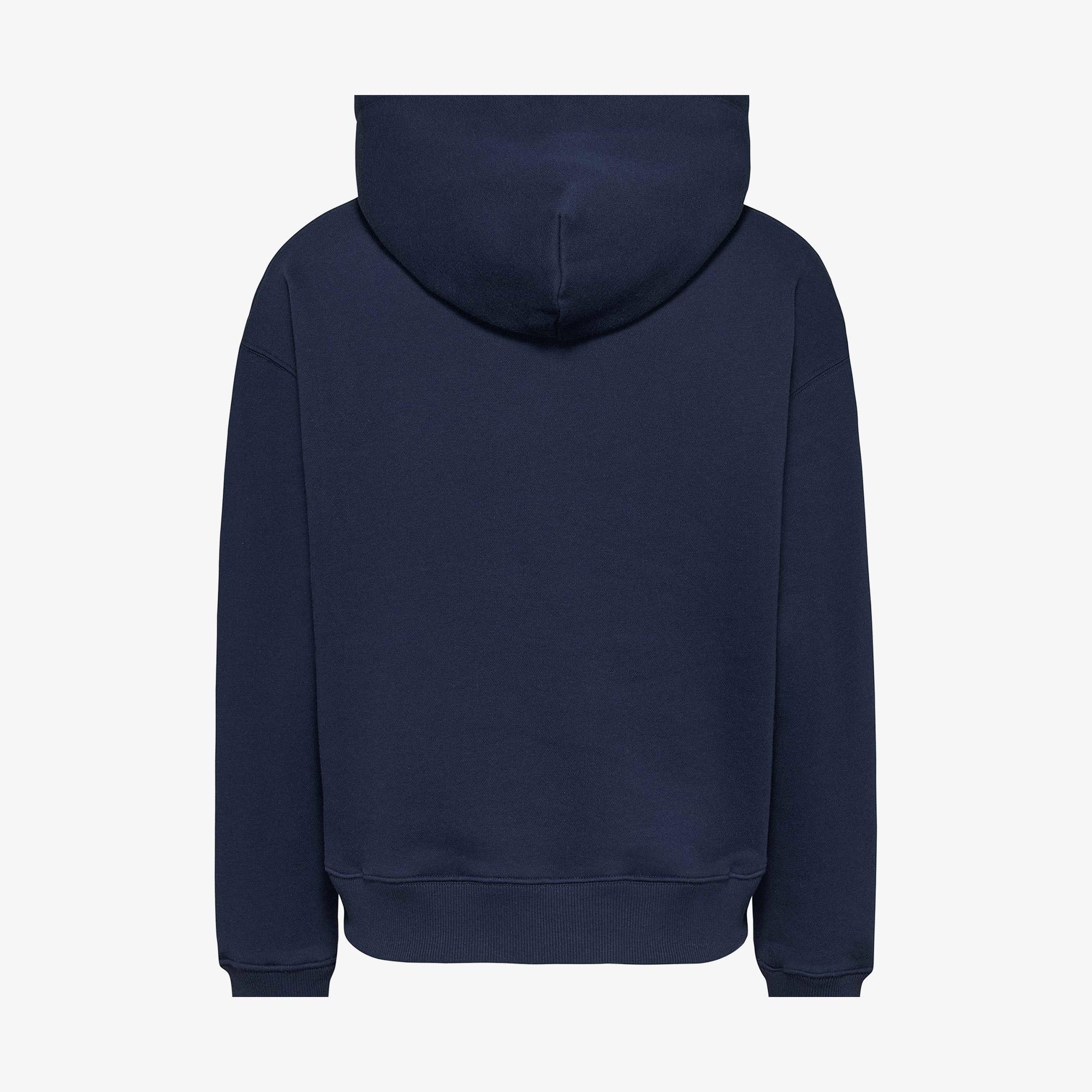 Tommy Jeans Logo Drawcord Kadın Mavi Sweatshirt