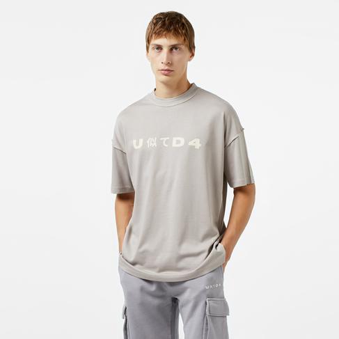  UNITED4 Erkek Gri T-Shirt