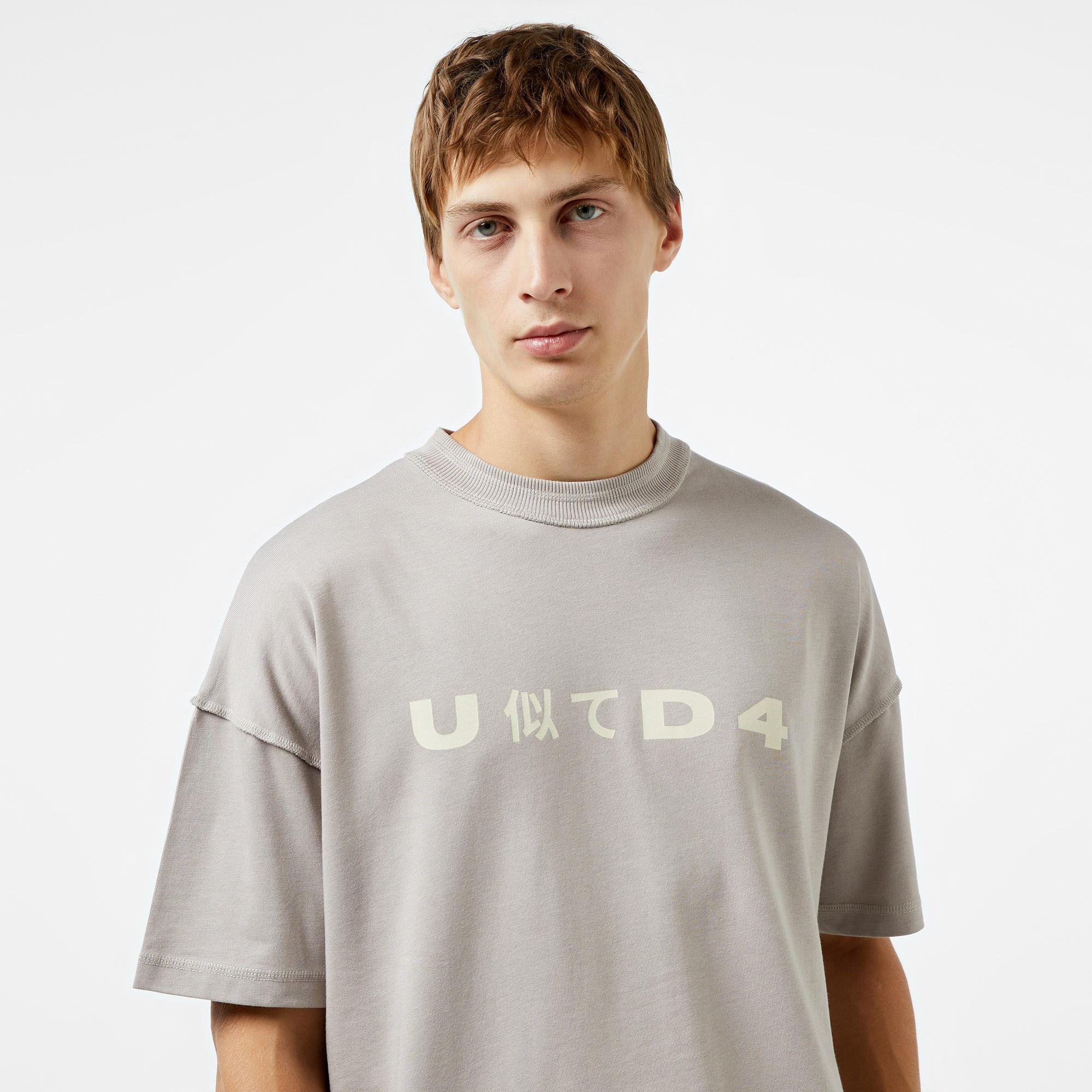UNITED4 Erkek Gri T-Shirt