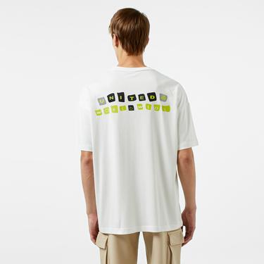  UNITED4 Erkek Beyaz T-Shirt