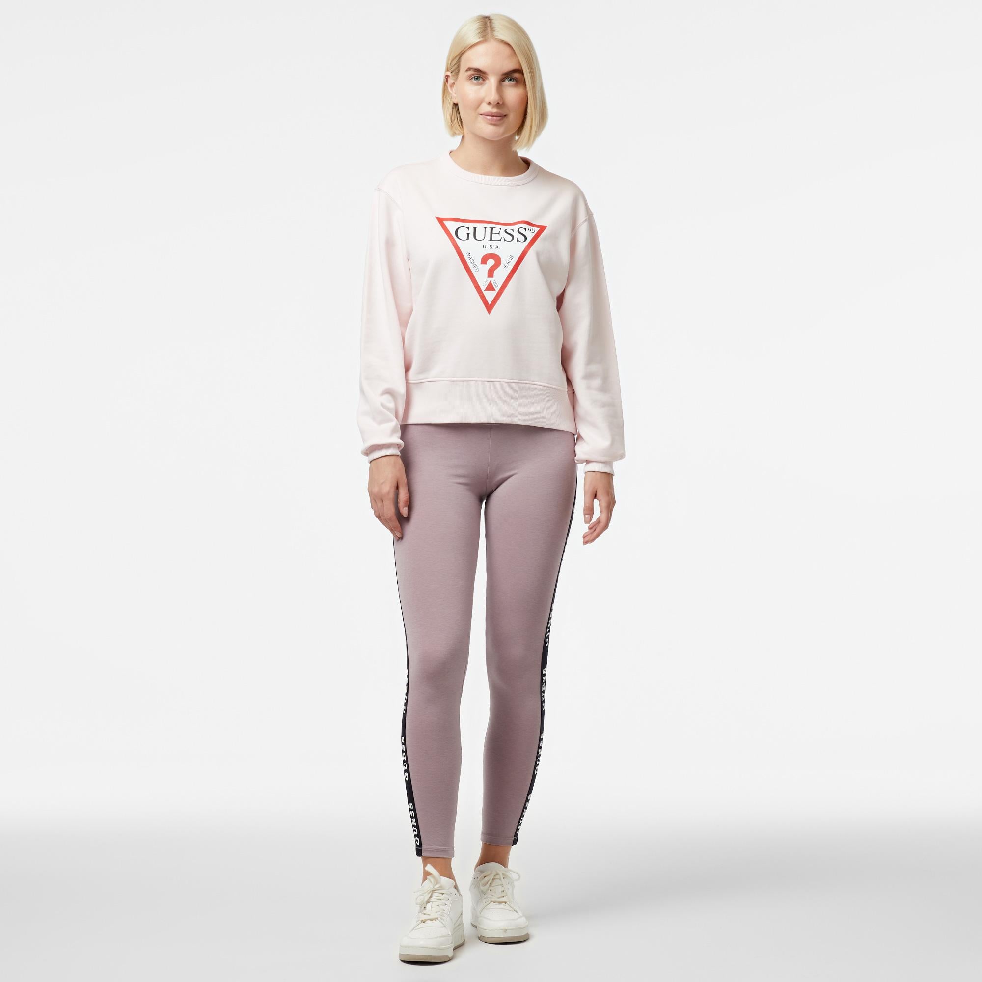 Guess Kadın Pembe Sweatshirt