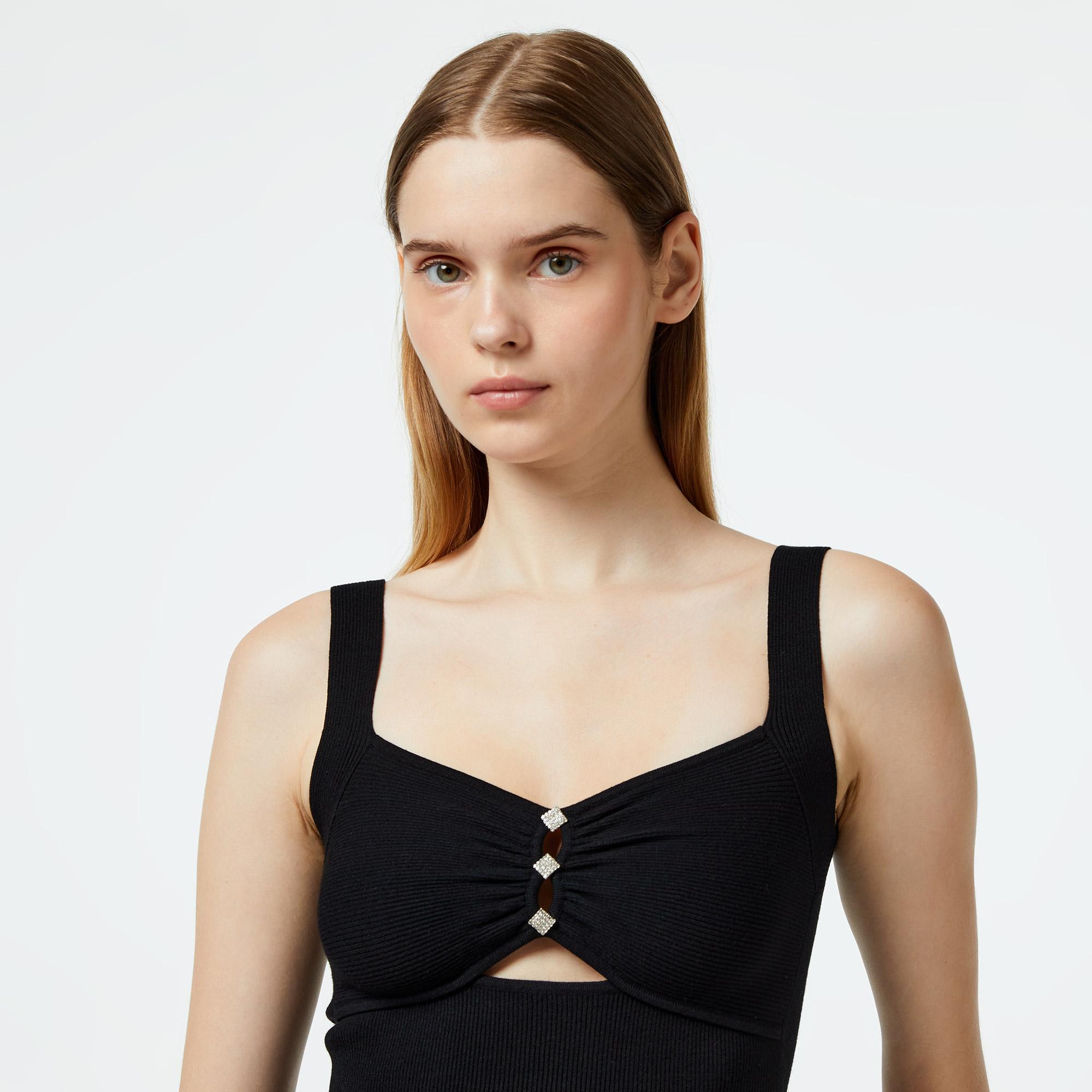 Liu Jo Kadın Siyah T-Shirt