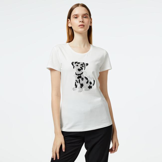  Liu Jo Kadın Beyaz T-Shirt