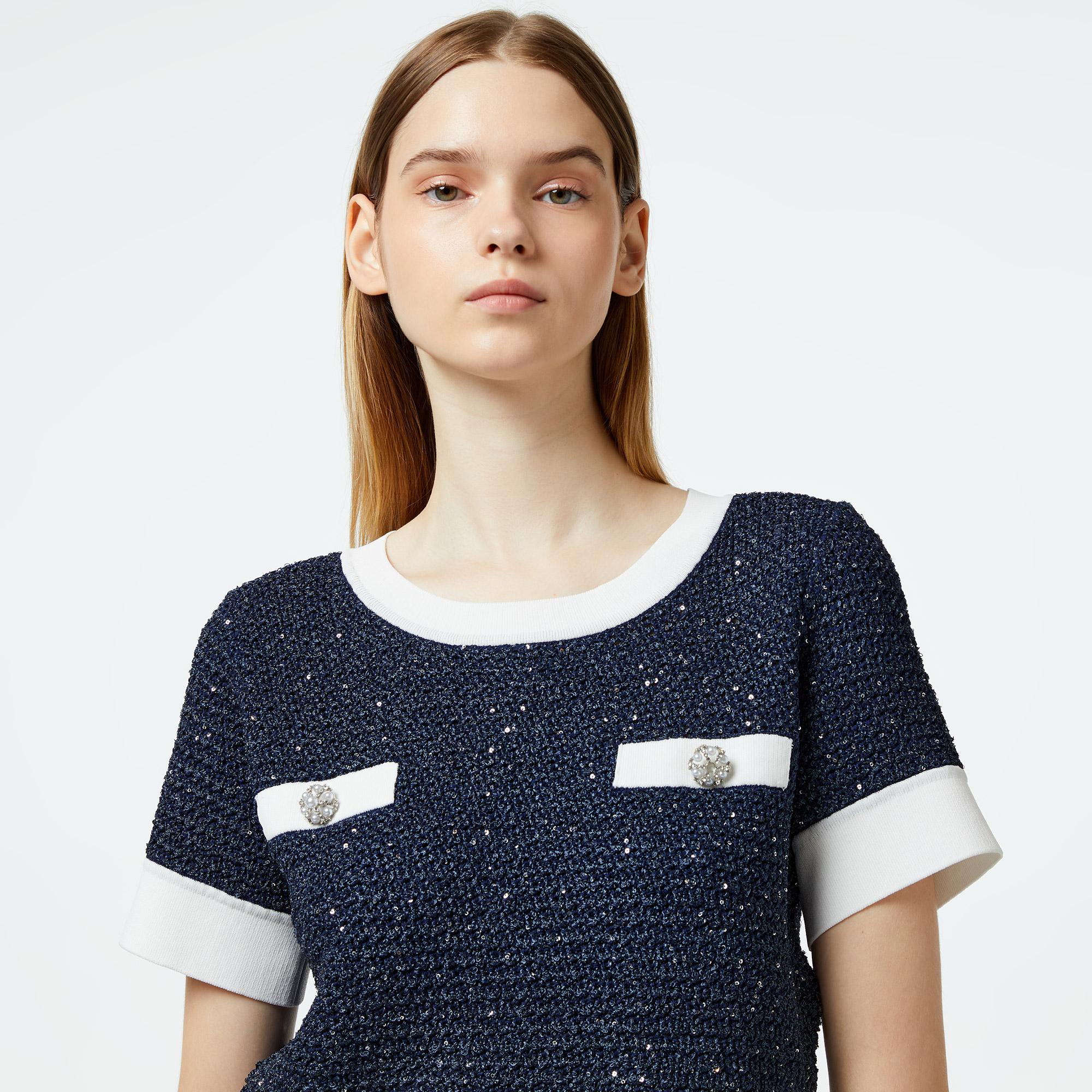 Liu Jo Kadın Lacivert Triko