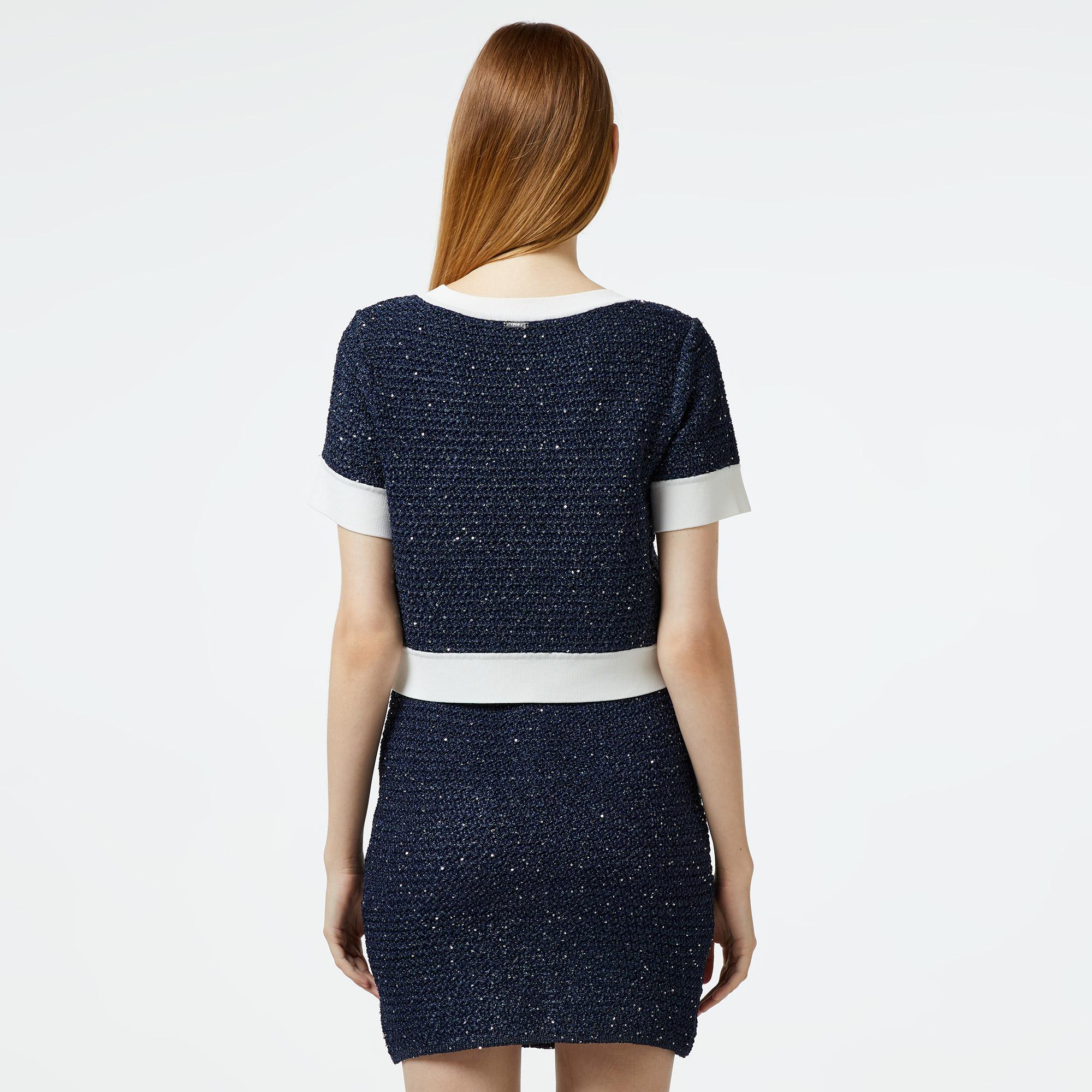 Liu Jo Kadın Lacivert Triko