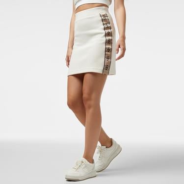  Guess Kadın Krem Etek