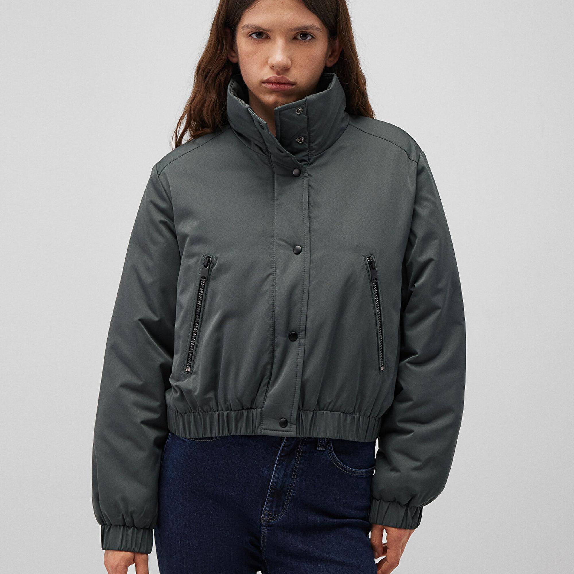 Mavi Yeşil Şişme Mont 1110269-71598