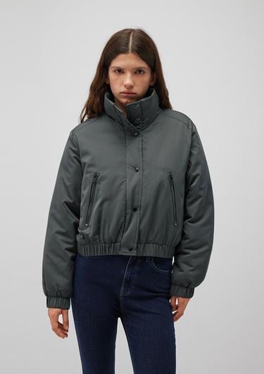  Mavi Yeşil Şişme Mont 1110269-71598