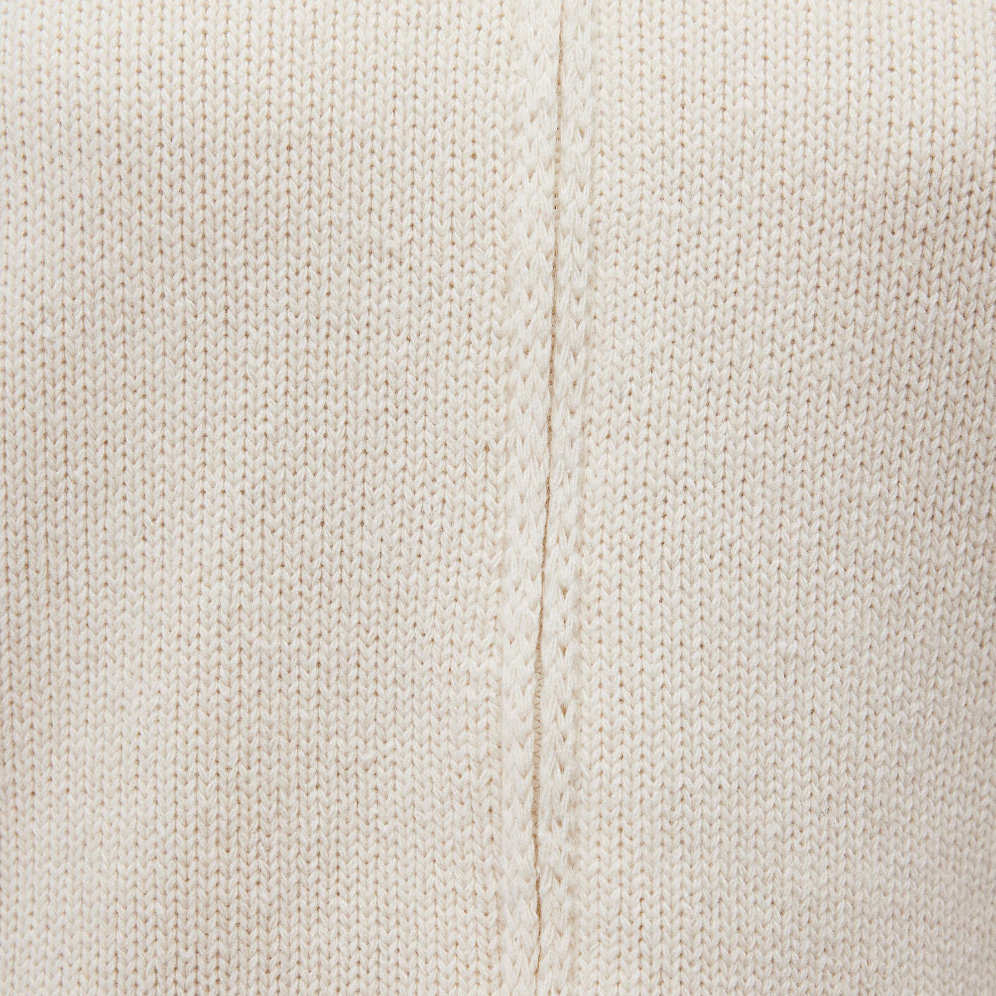 Mavi Yün Karışımlı Fermuarlı Ekru Hırka Regular Fit / Normal Kesim 1710482-70057