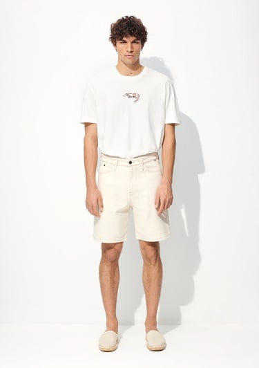  Mavi Houston Street Ekru Jean Şort 0410672-87146