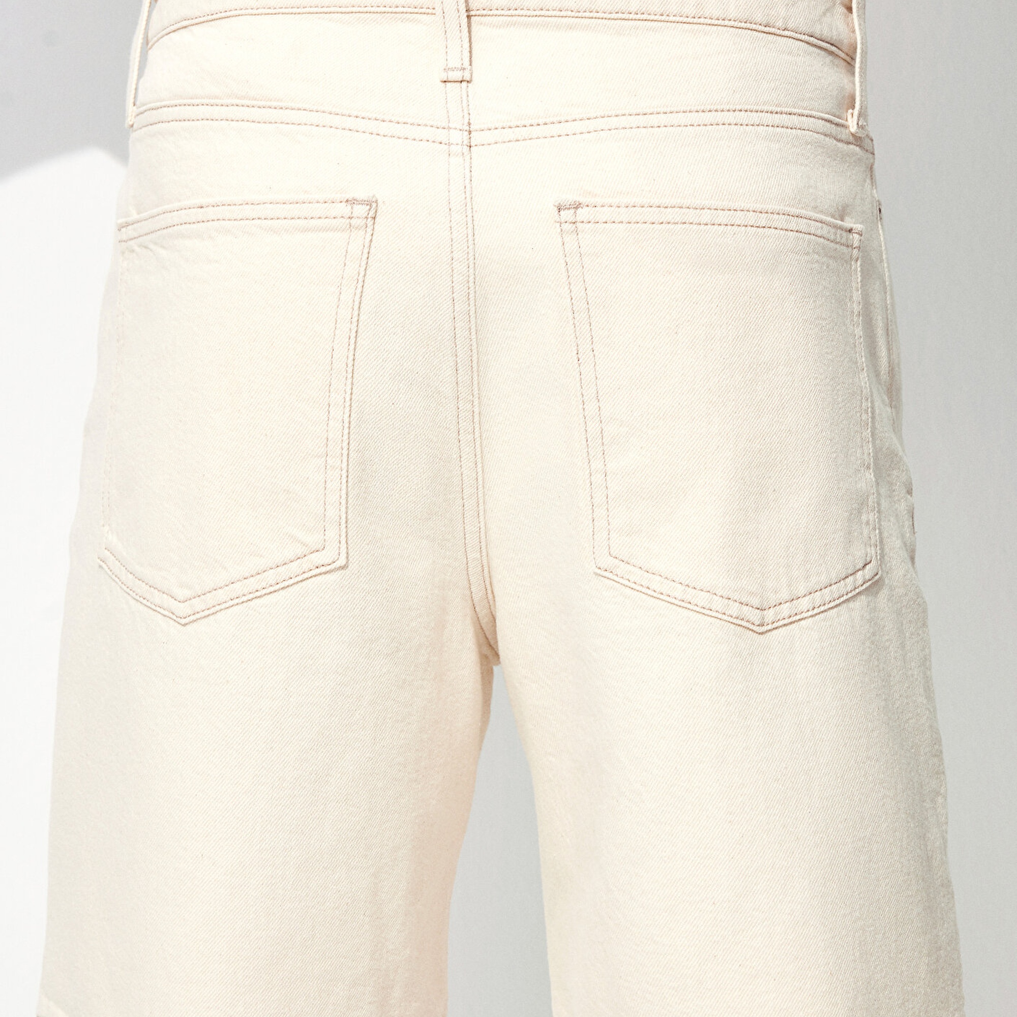 Mavi Houston Street Ekru Jean Şort 0410672-87146