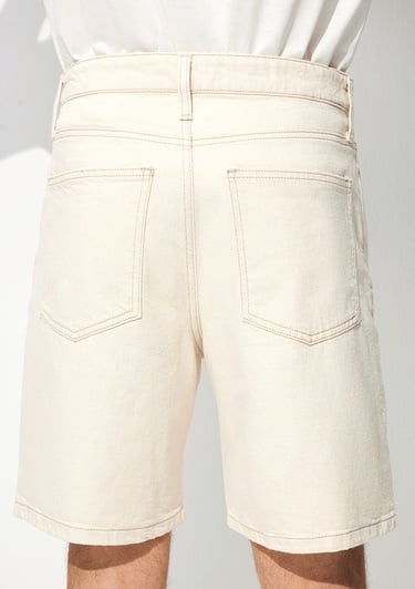  Mavi Houston Street Ekru Jean Şort 0410672-87146