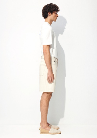  Mavi Houston Street Ekru Jean Şort 0410672-87146