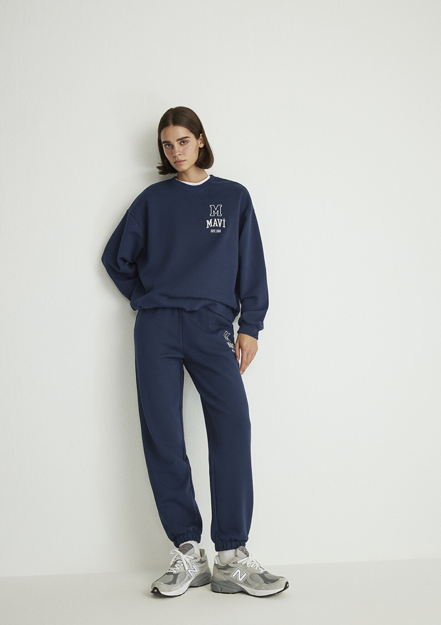  Mavi Mavi Logo Baskılı Lacivert Eşofman Altı 1010801-70488