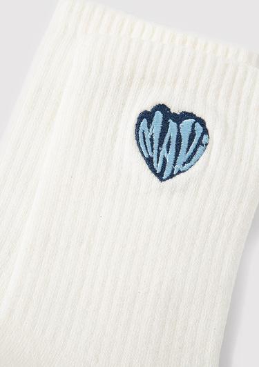  Mavi Ekru Soket Çorap 1912721-70053