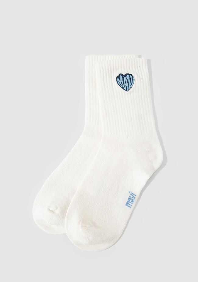  Mavi Ekru Soket Çorap 1912721-70053