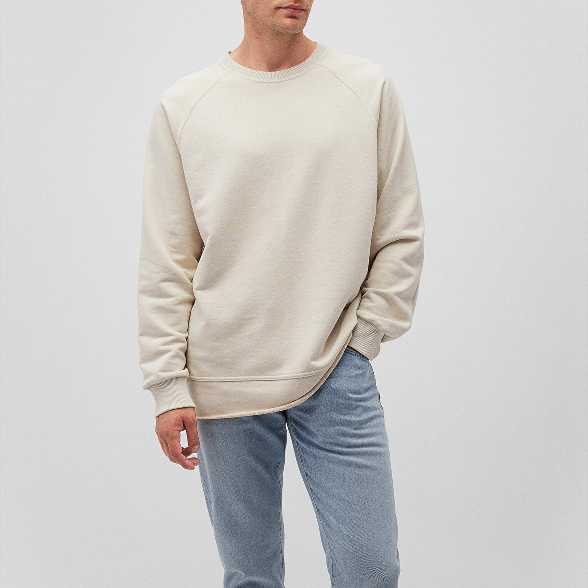 Mavi Bisiklet Yaka Bej Sweatshirt 0S10161-70322