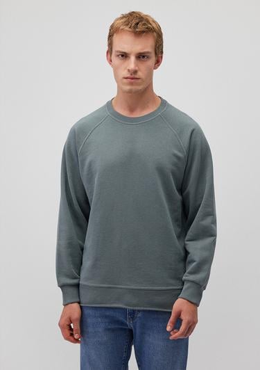  Mavi Bisiklet Yaka Yeşil Sweatshirt 0S10161-71577