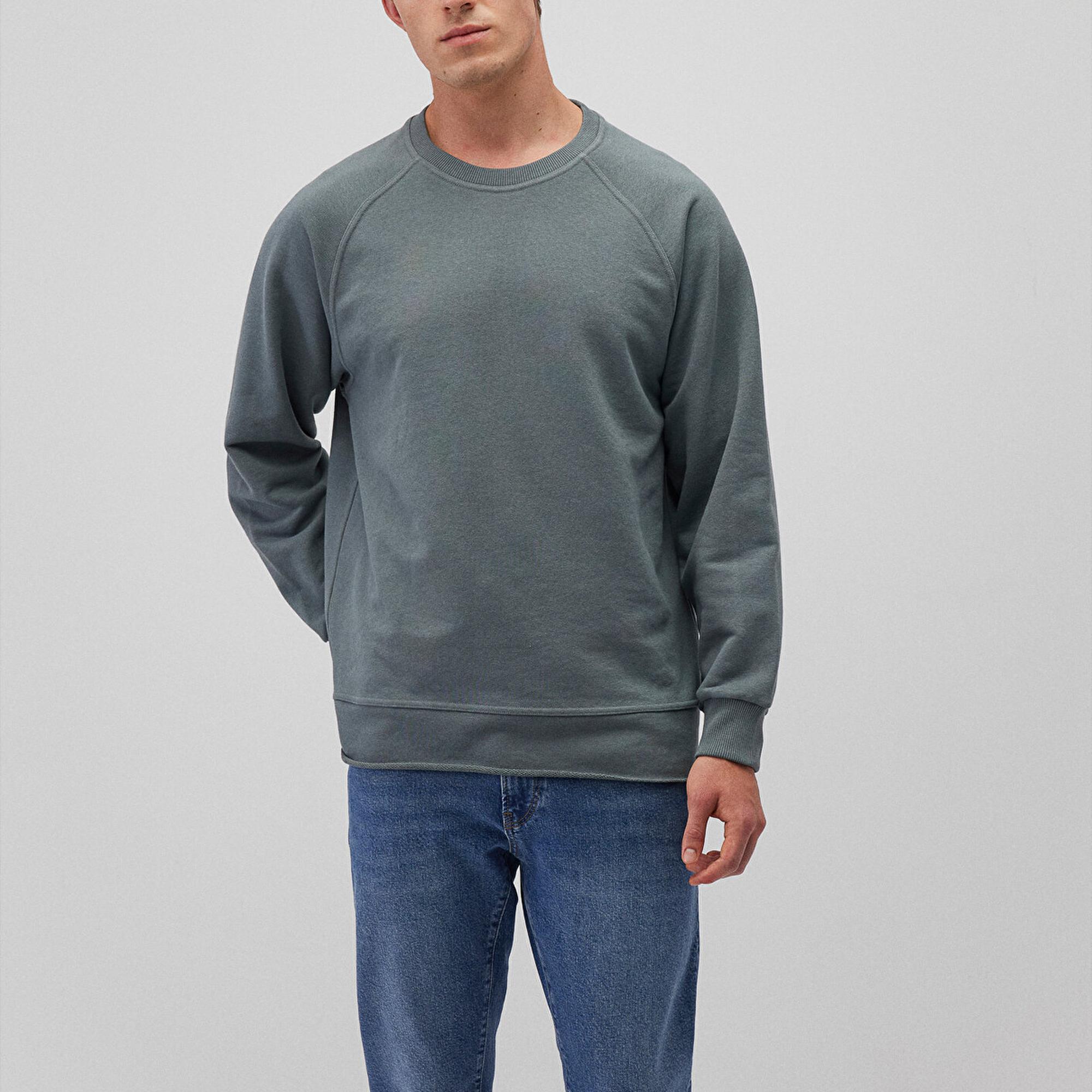 Mavi Bisiklet Yaka Yeşil Sweatshirt 0S10161-71577